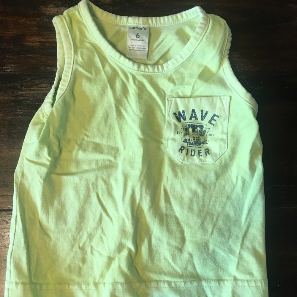 Bright yellow tank top